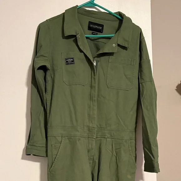 Wildfang Olive Green Jumpsuit - Picture 1 of 3